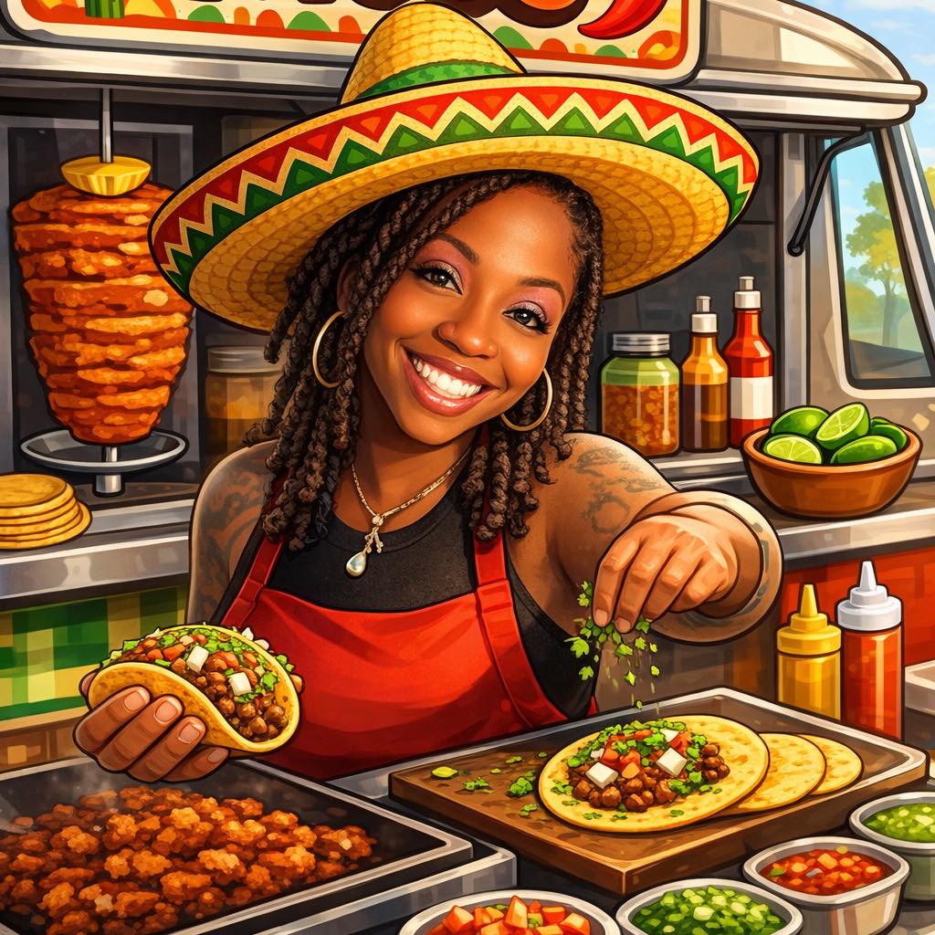 Blackxican Soul Food Shak illustration